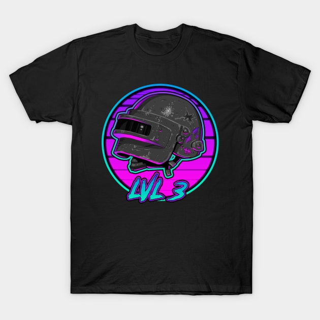 PUBG T shirt - Purple T-Shirt by Ravenseye